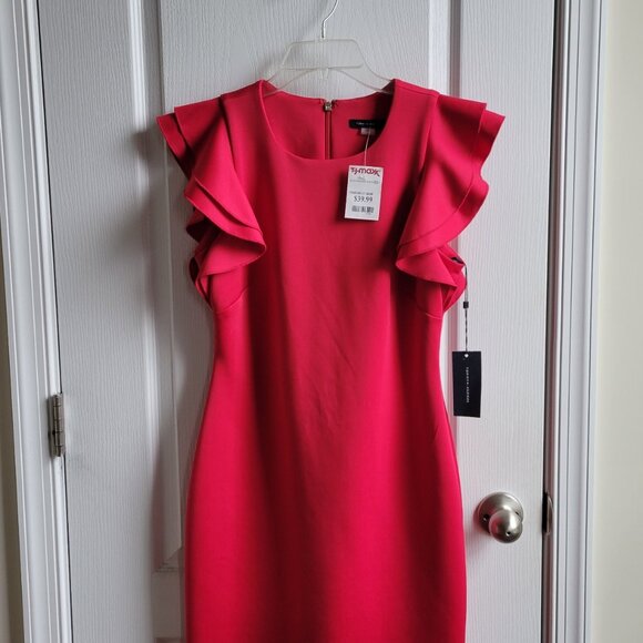 2 Tommy Hilfiger Cocktail Dresses (Size 6 Red and Black) Tags on - Picture 1 of 9